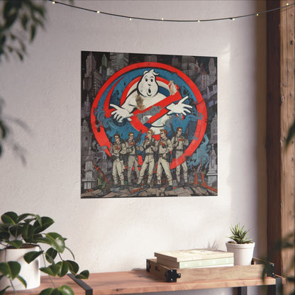 Ghostbusters Vintage Fine Art Poster Print