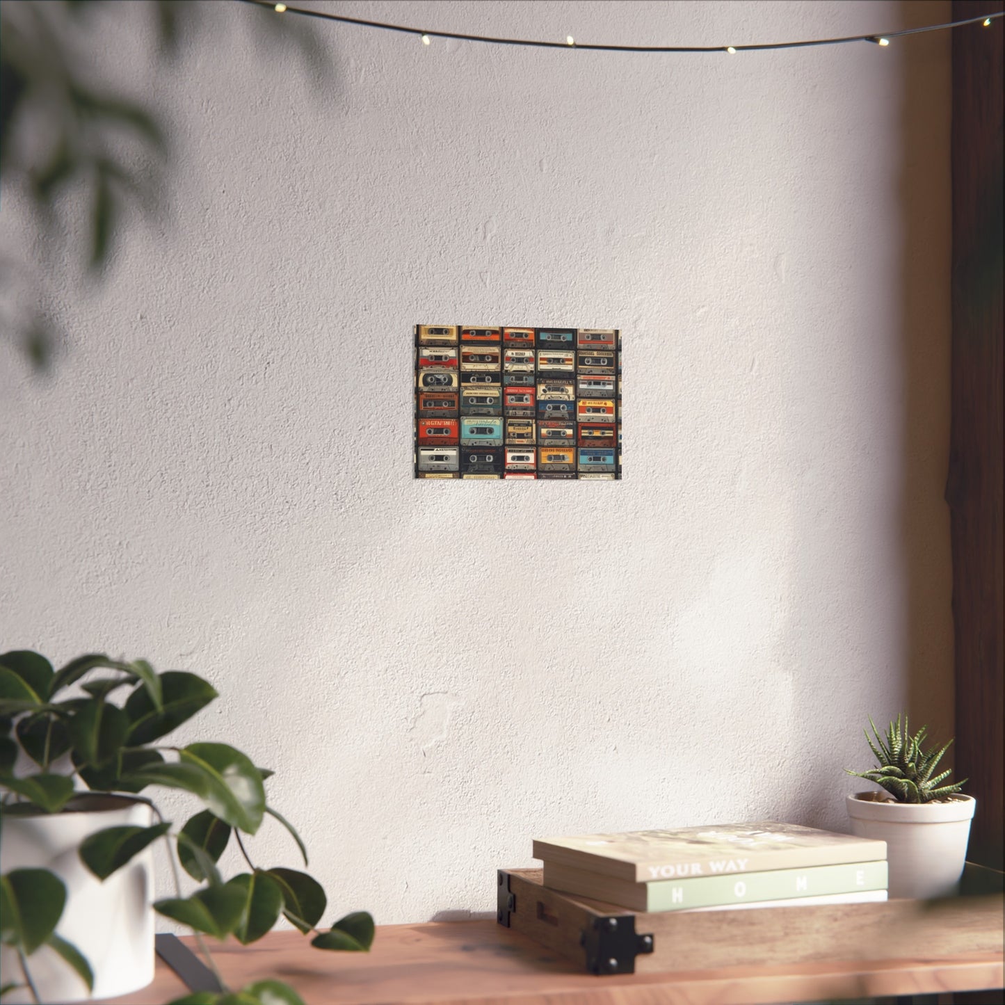 Cassette Tape Collage Fine Art Poster