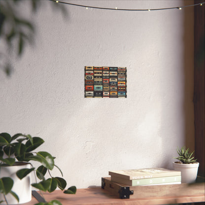 Cassette Tape Collage Fine Art Poster