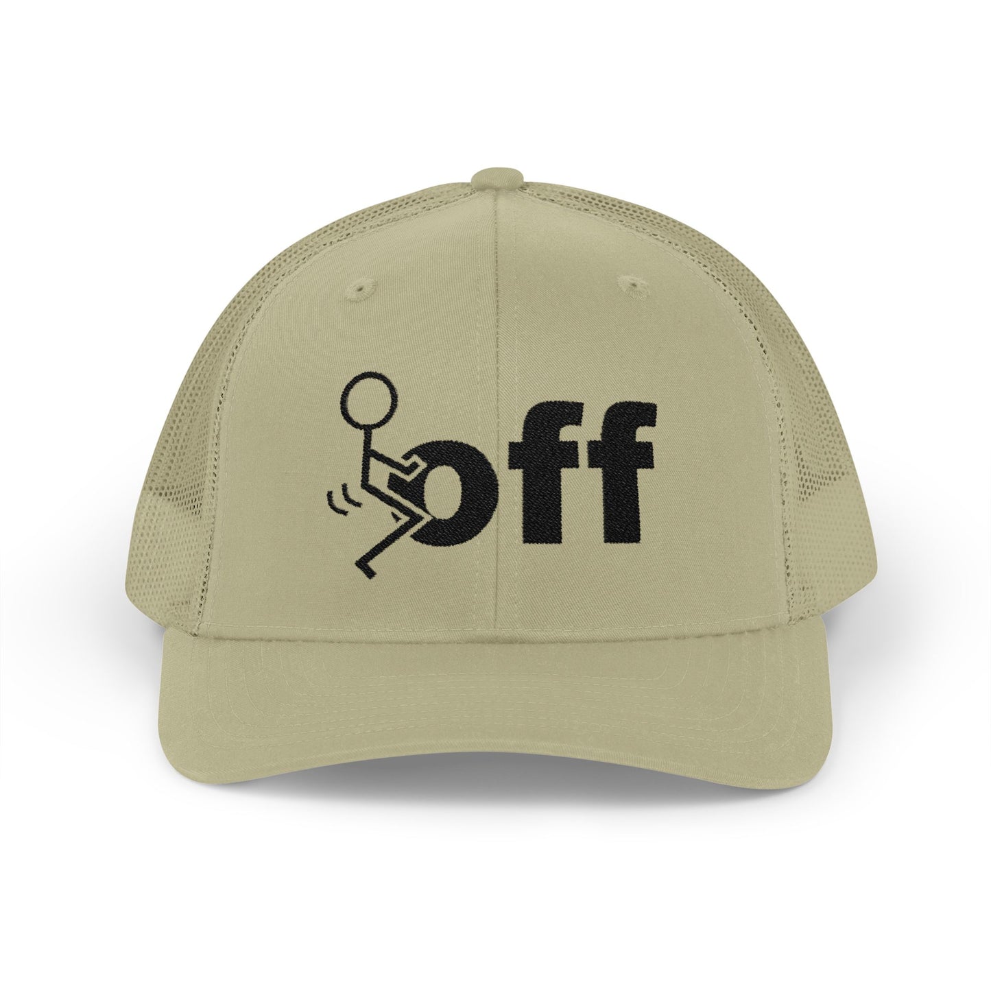 Trucker Hat — Stick Figure F*uck ‘Off’ Graphic Snapback