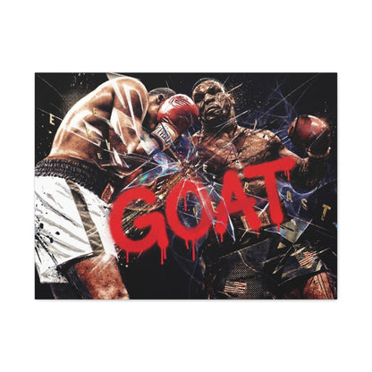 G.O.A.T. Boxer Canvas Wall Art Print