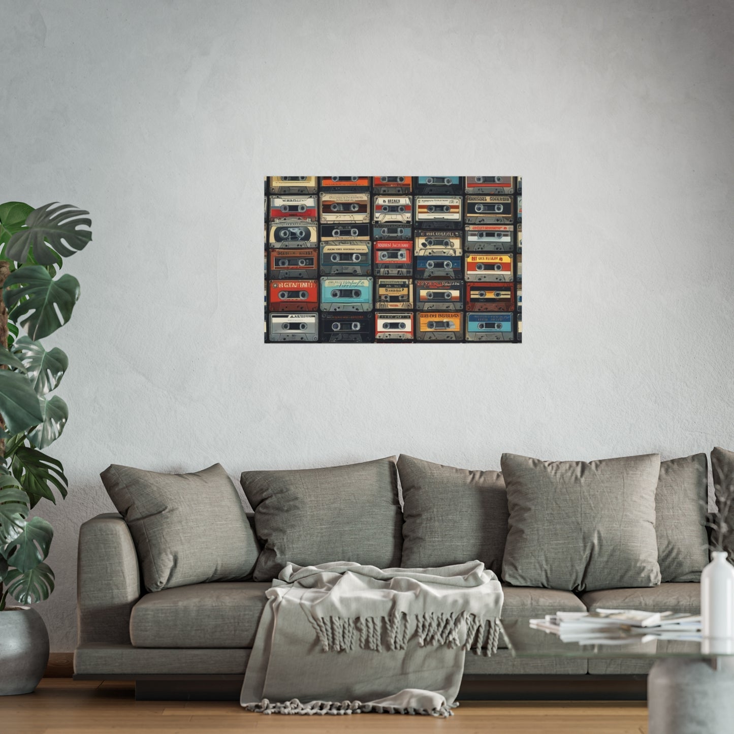 Cassette Tape Collage Fine Art Poster