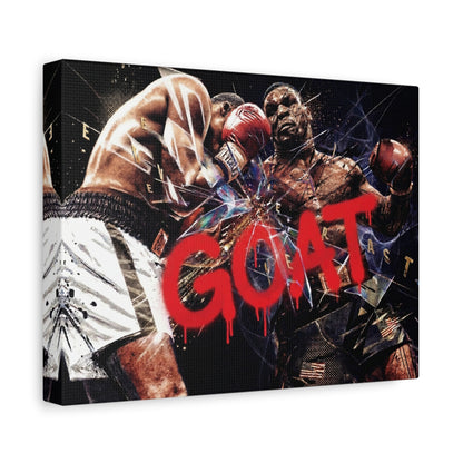 G.O.A.T. Boxer Canvas Wall Art Print