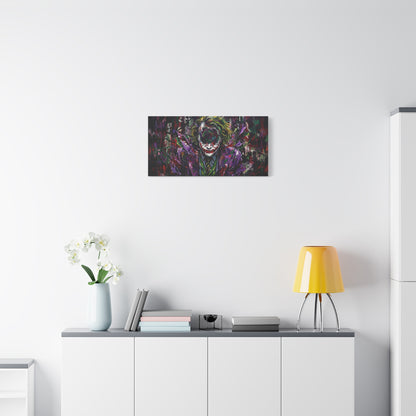 Joker Mental Health Abstract Portrait Canvas