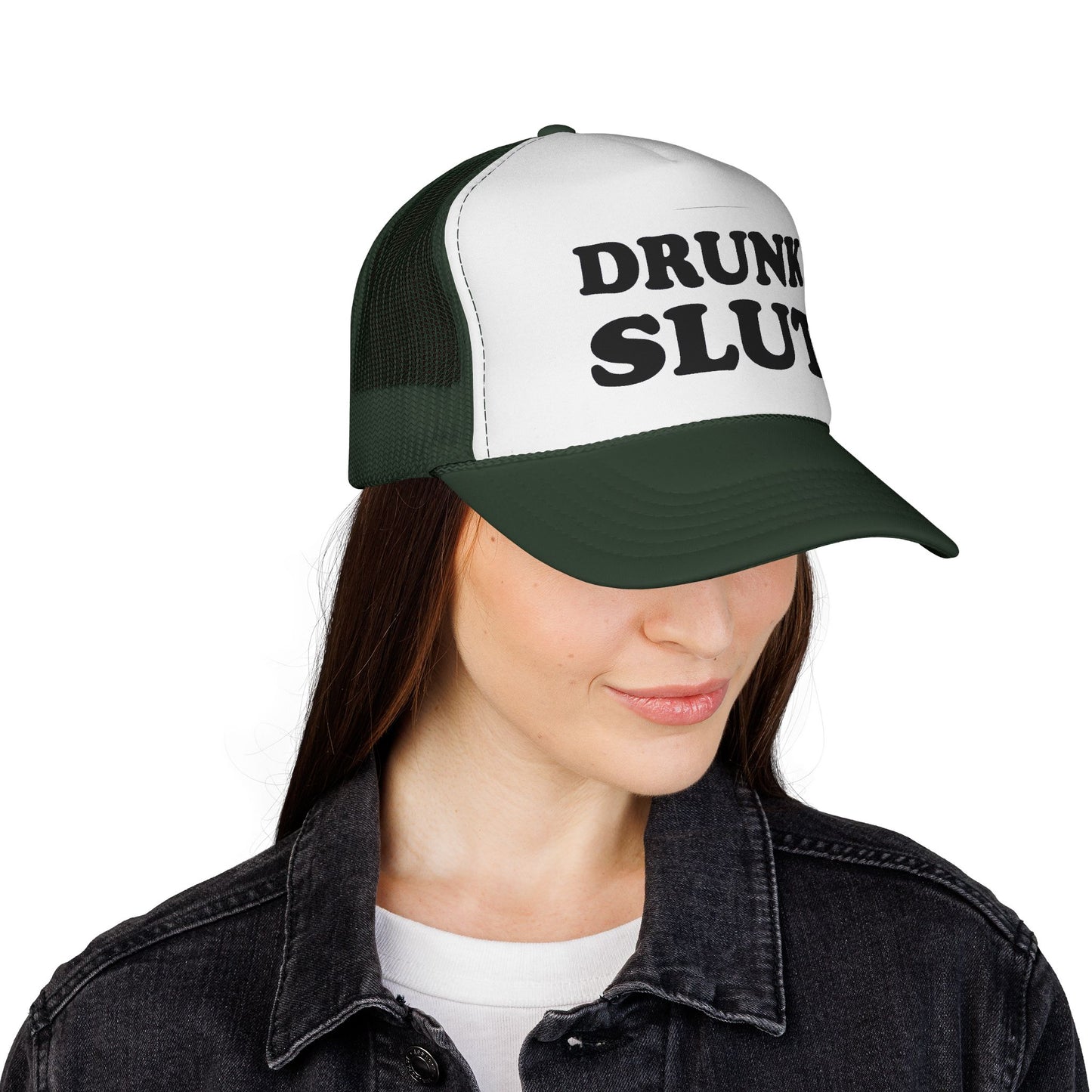 Trucker Cap — "Drunk Slut" Party Mesh Hat