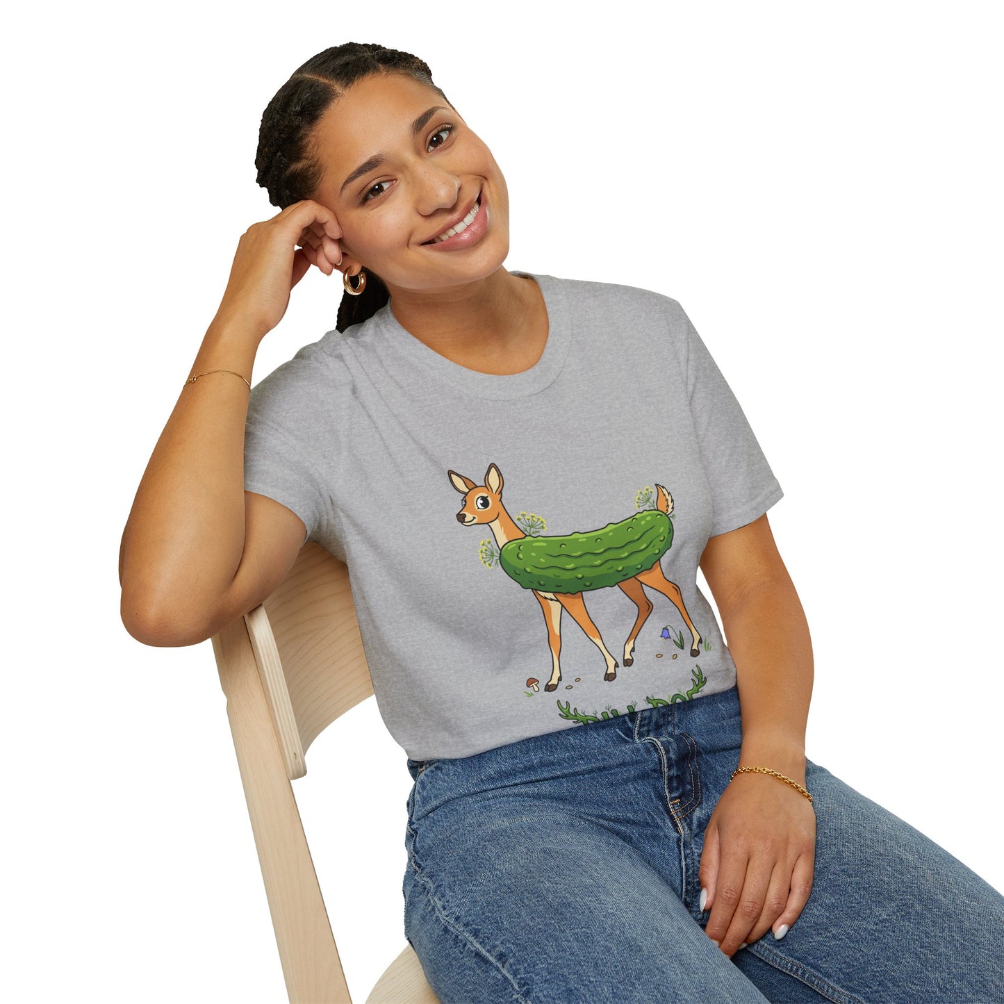 Dill Doe T-Shirt — Cute Pickle Deer Graphic Tee