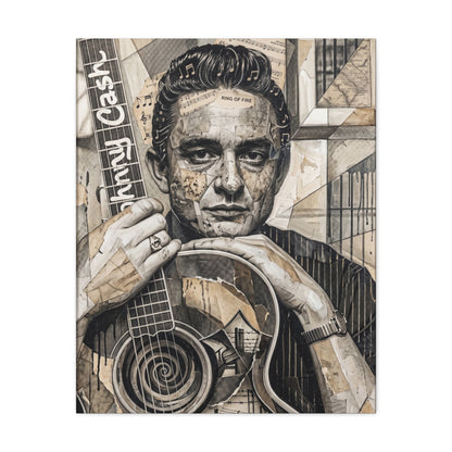 Jerry Portrait Matte Canvas Wall Art, Stretched 1.25"