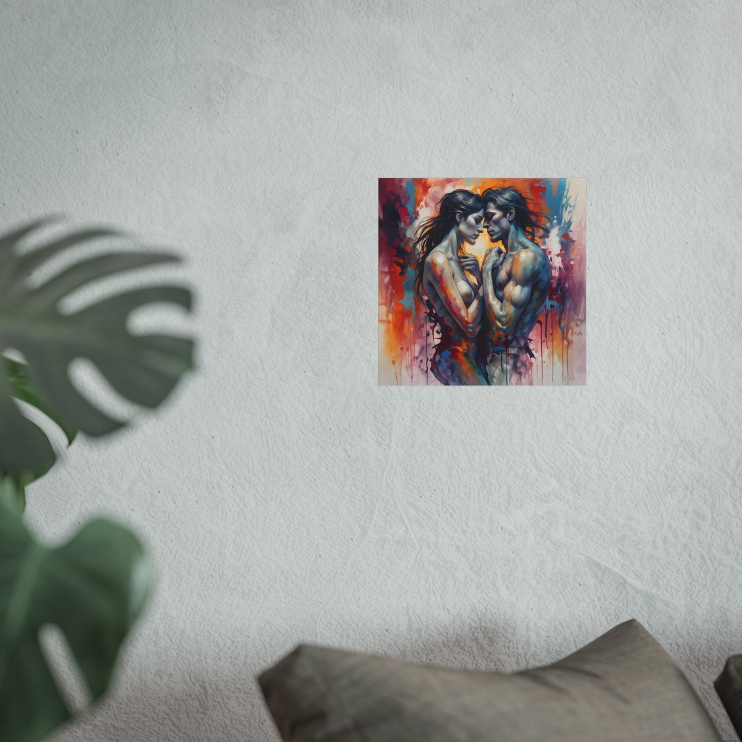 Romantic Embrace Fine Art Poster
