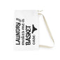 Laundry Bag - "Laundry Makes Me a Basket Case" Canvas Drawstring Hamper for Dorms & Apartments