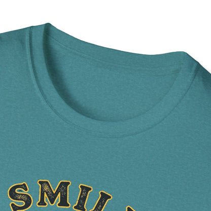 Wine Smile T-Shirt — "Smile I Found Wine" Retro Smiley Tee