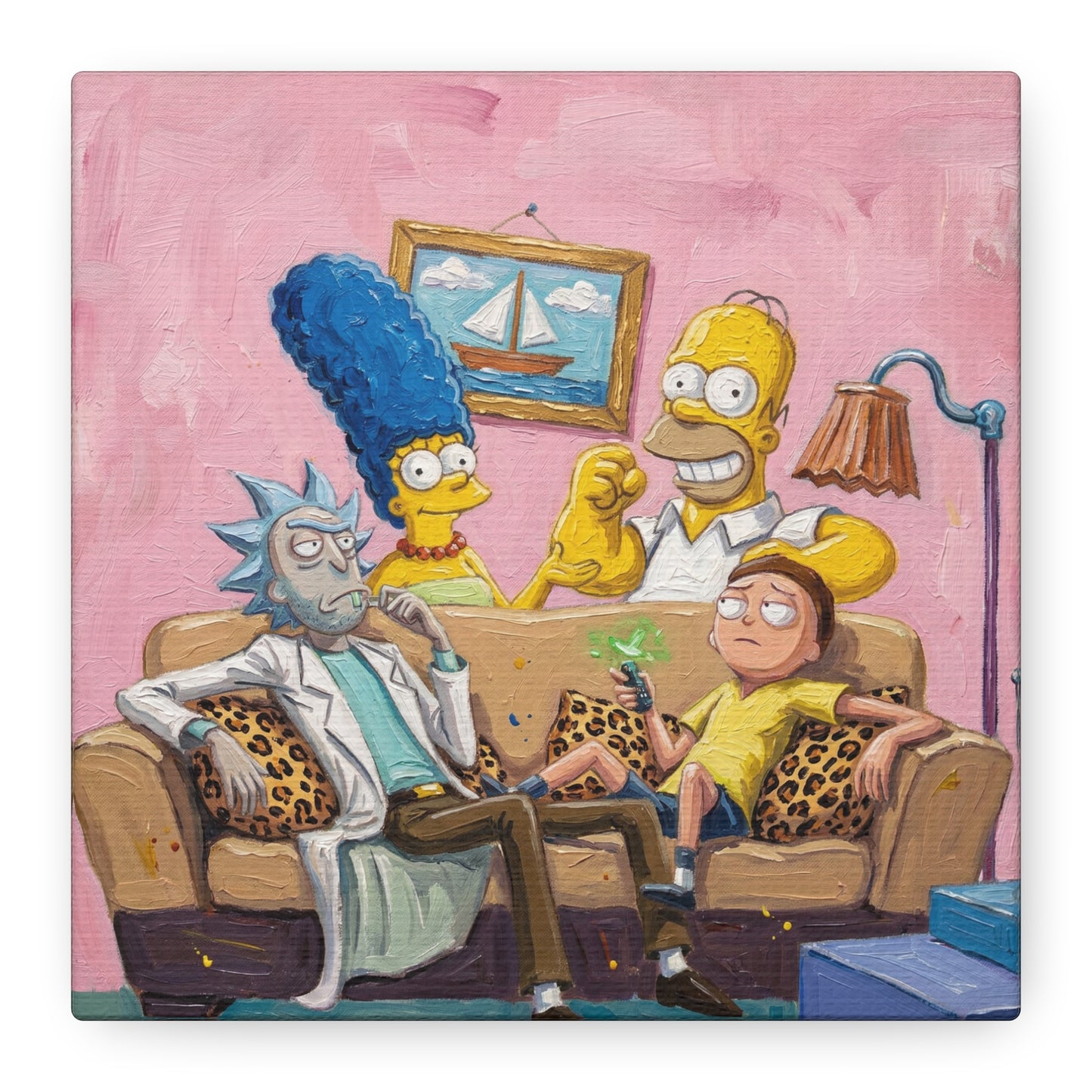 House Guest 1 Canvas Wall Art Print