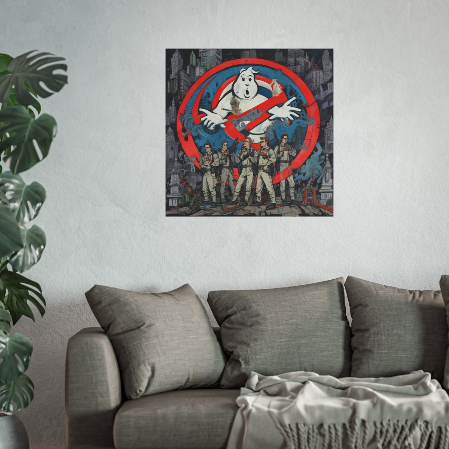 Ghostbusters Vintage Fine Art Poster Print