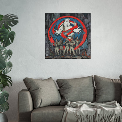 Ghostbusters Vintage Fine Art Poster Print