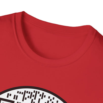 QR Code "Scan Me" T-Shirt — Interactive Novelty Shirt for Events & Gifts