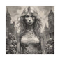 Zombie Swift Matte Canvas Wall Art — Gothic Horror Stretched Canvas