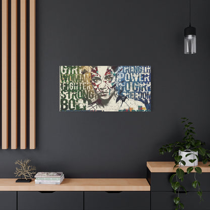 Wonder Woman Pop Art Canvas Print — Strength, Power, Freedom Wall Art