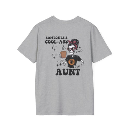 Cool Aunt Club T-Shirt — "Someone's Cool-Ass Aunt" Graphic Tee