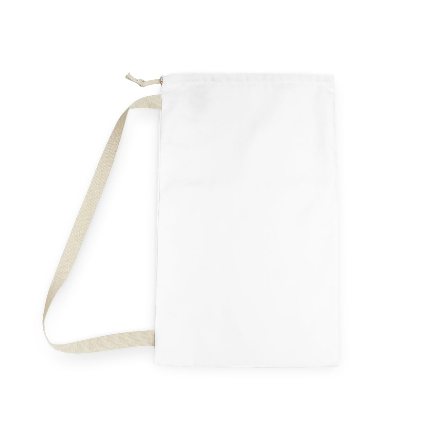 Laundry Bag - "Laundry Makes Me a Basket Case" Canvas Drawstring Hamper for Dorms & Apartments