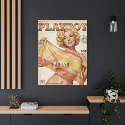 Monroe Portrait Matte Canvas Wall Art, Stretched 1.25"