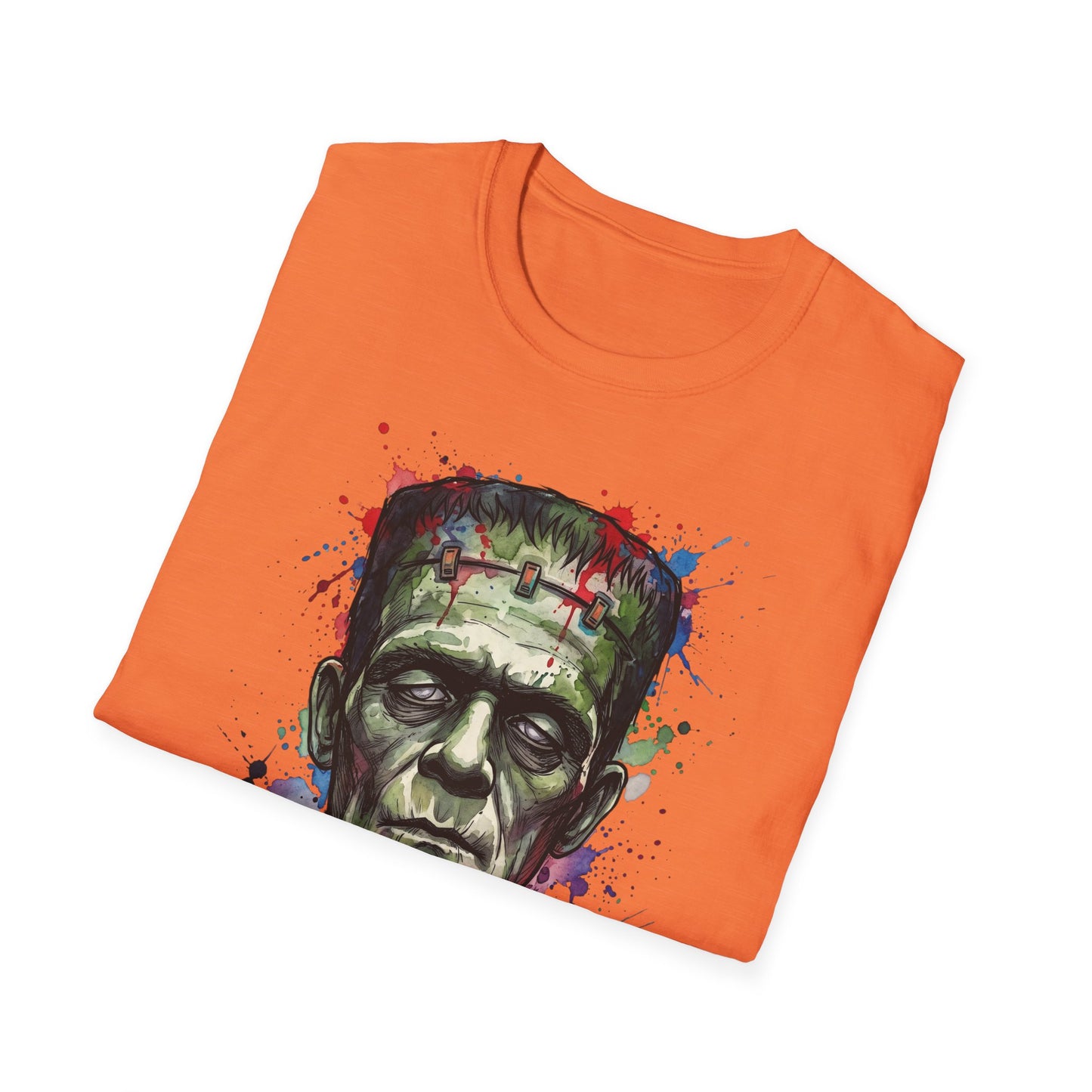 Frankenstein Watercolor Portrait T-Shirt