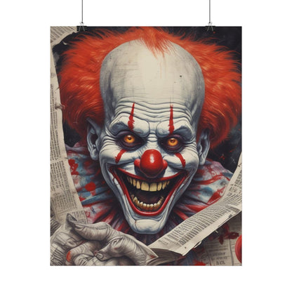 Pennywise Inspired Clown Rolled Posters