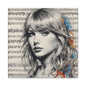Swift Inspired - Portrait Music Canvas