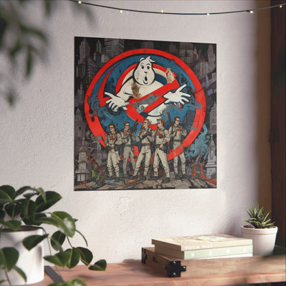 Ghostbusters Vintage Fine Art Poster Print
