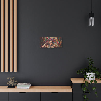 Frida Inspired Abstract Canvas Wall Art — Matte Stretched 1.25"