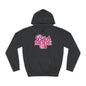 Bitch Mode On Hoodie — Bold Pink Retro Script Graphic Sweatshirt