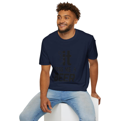 Funny 'Toss Me a Beer' T-Shirt – Beer Toss Party Tee