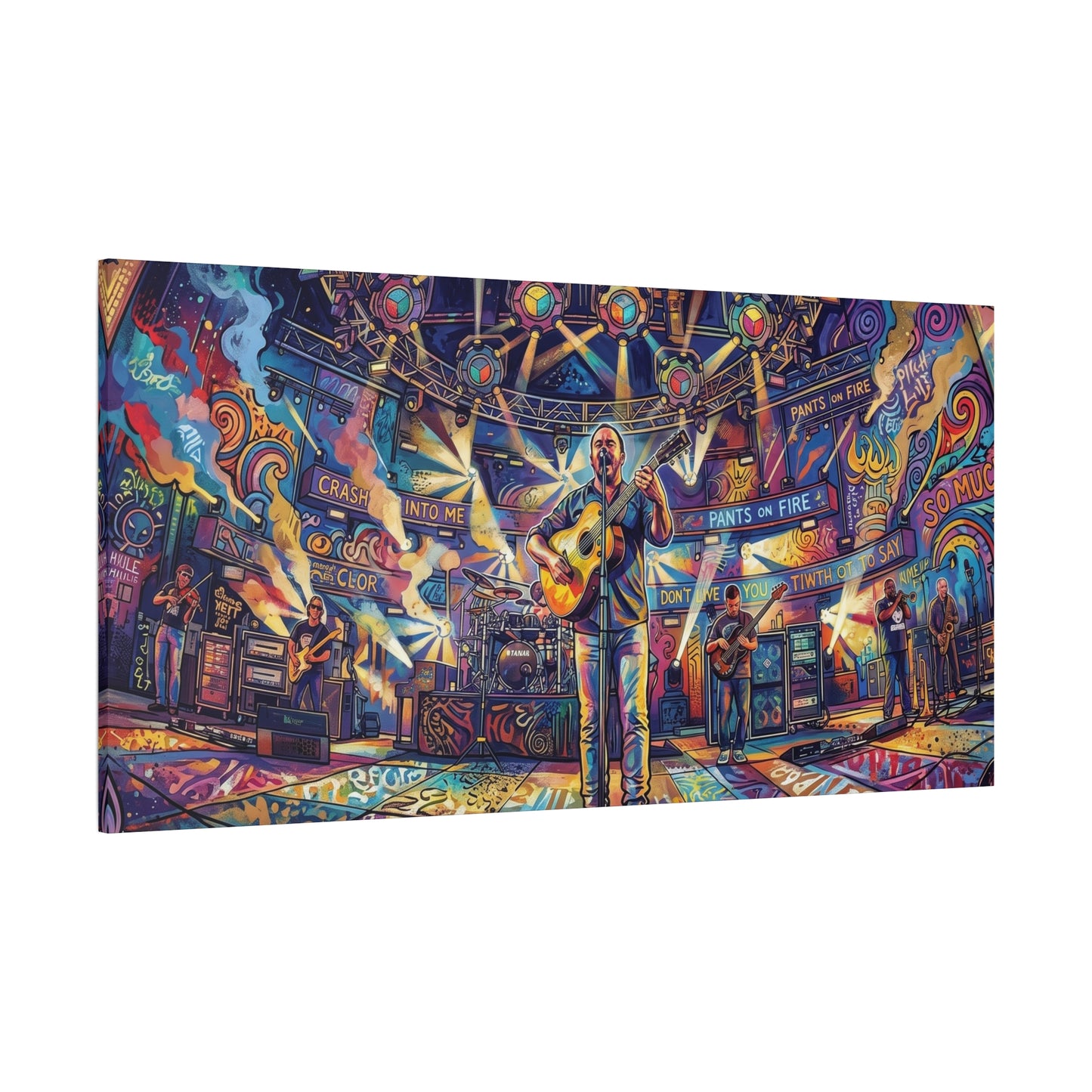 DMB "Dave" Concert Canvas Art — Matte Stretched Canvas Print