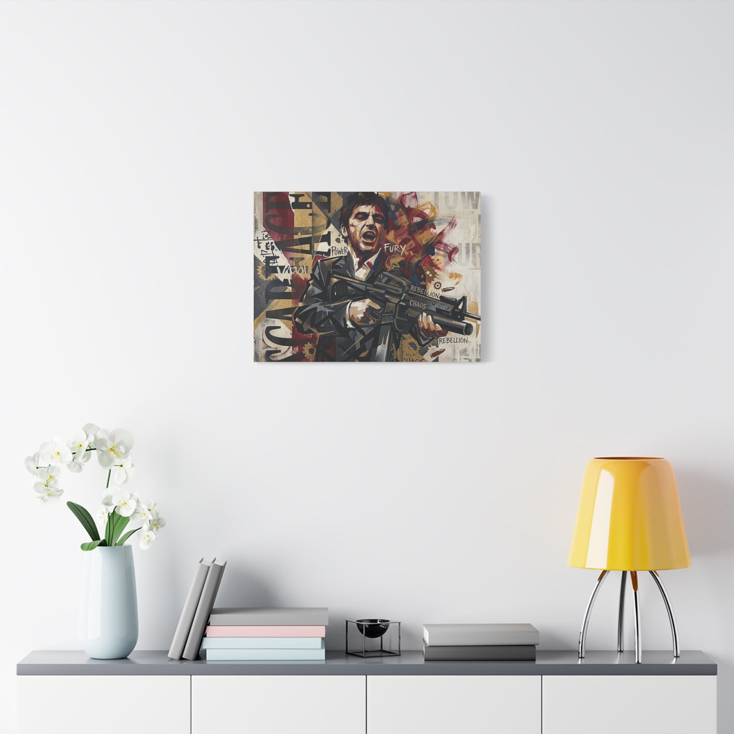 Tony's War Canvas Wall Art Print