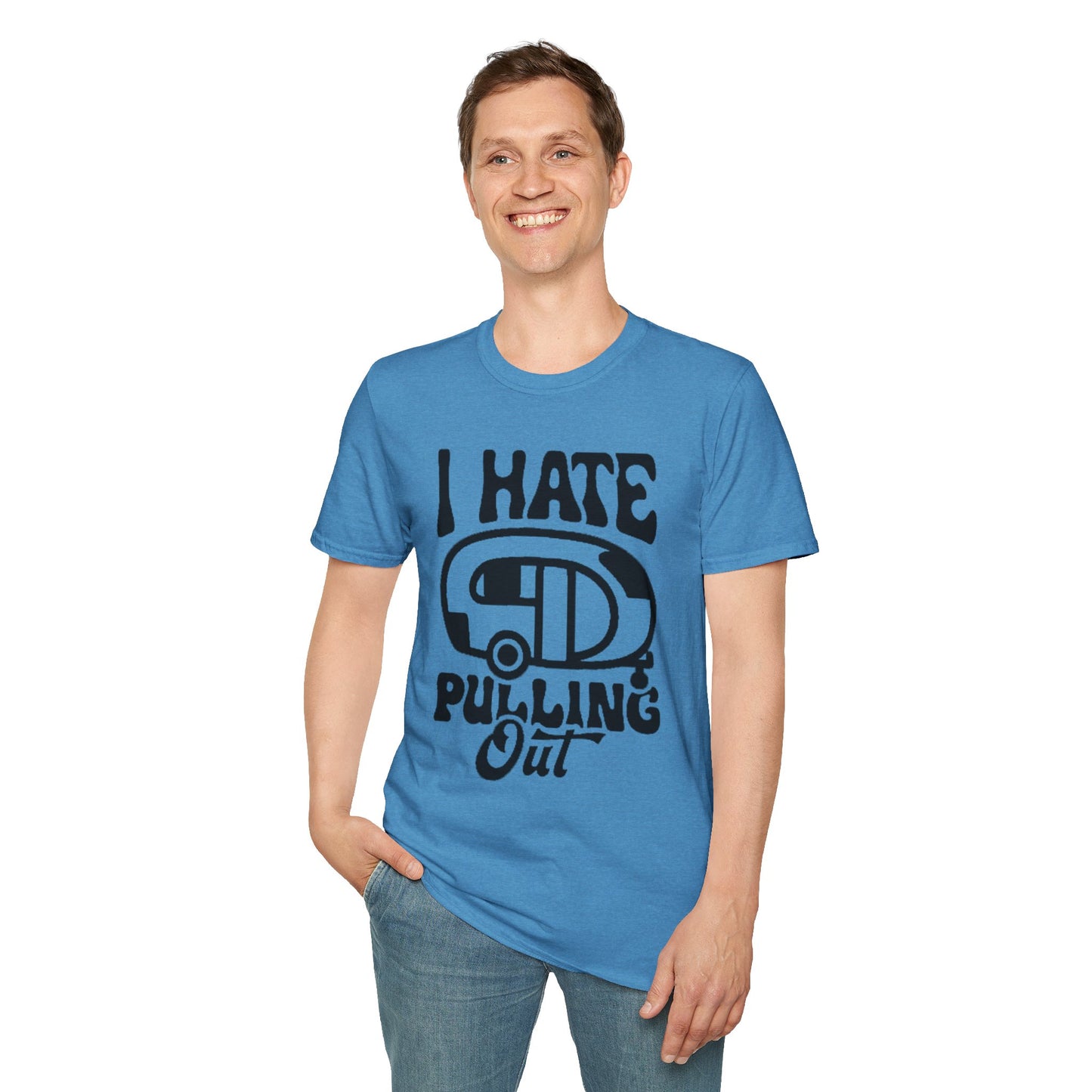 T-Shirt — “I Hate Pulling Out” Camper Graphic Tee