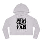 Cropped Hooded Sweatshirt - She's a C*nt Country Music Fan