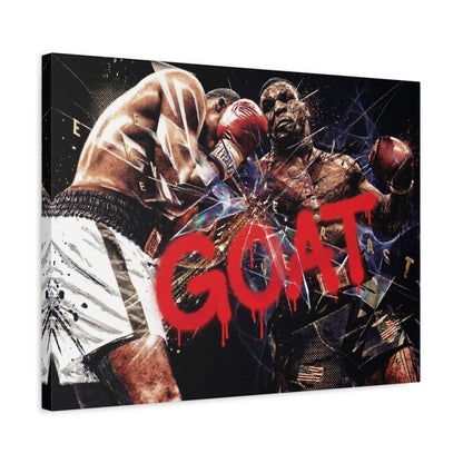 G.O.A.T. Boxer Canvas Wall Art Print