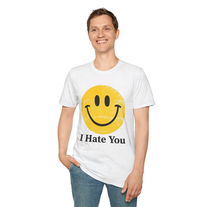 I Hate You Smiley T-Shirt
