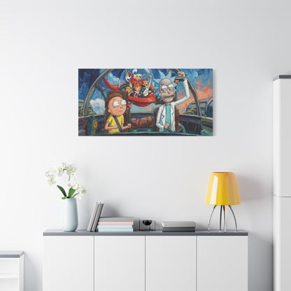 Ricks World 3 Abstract Canvas Wall Art — Matte Stretched 1.25"