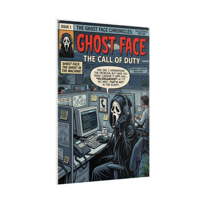 Ghost Face: The Call of Duty Comic Poster — Rolled Horror Movie Art Print