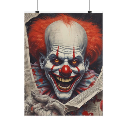 Pennywise Inspired Clown Rolled Posters