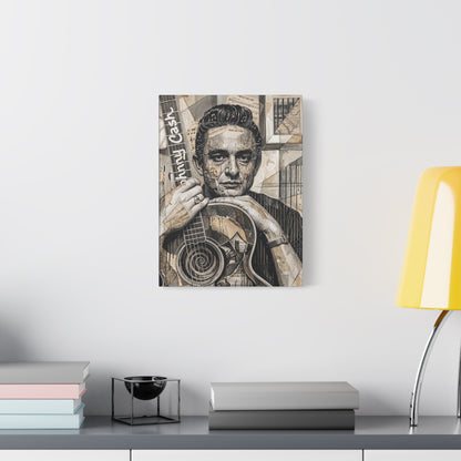 Jerry Portrait Matte Canvas Wall Art, Stretched 1.25"