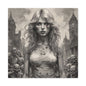 Zombie Swift Matte Canvas Wall Art — Gothic Horror Stretched Canvas