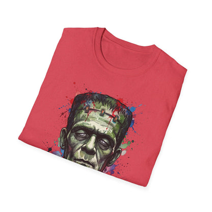 Frankenstein Watercolor Portrait T-Shirt