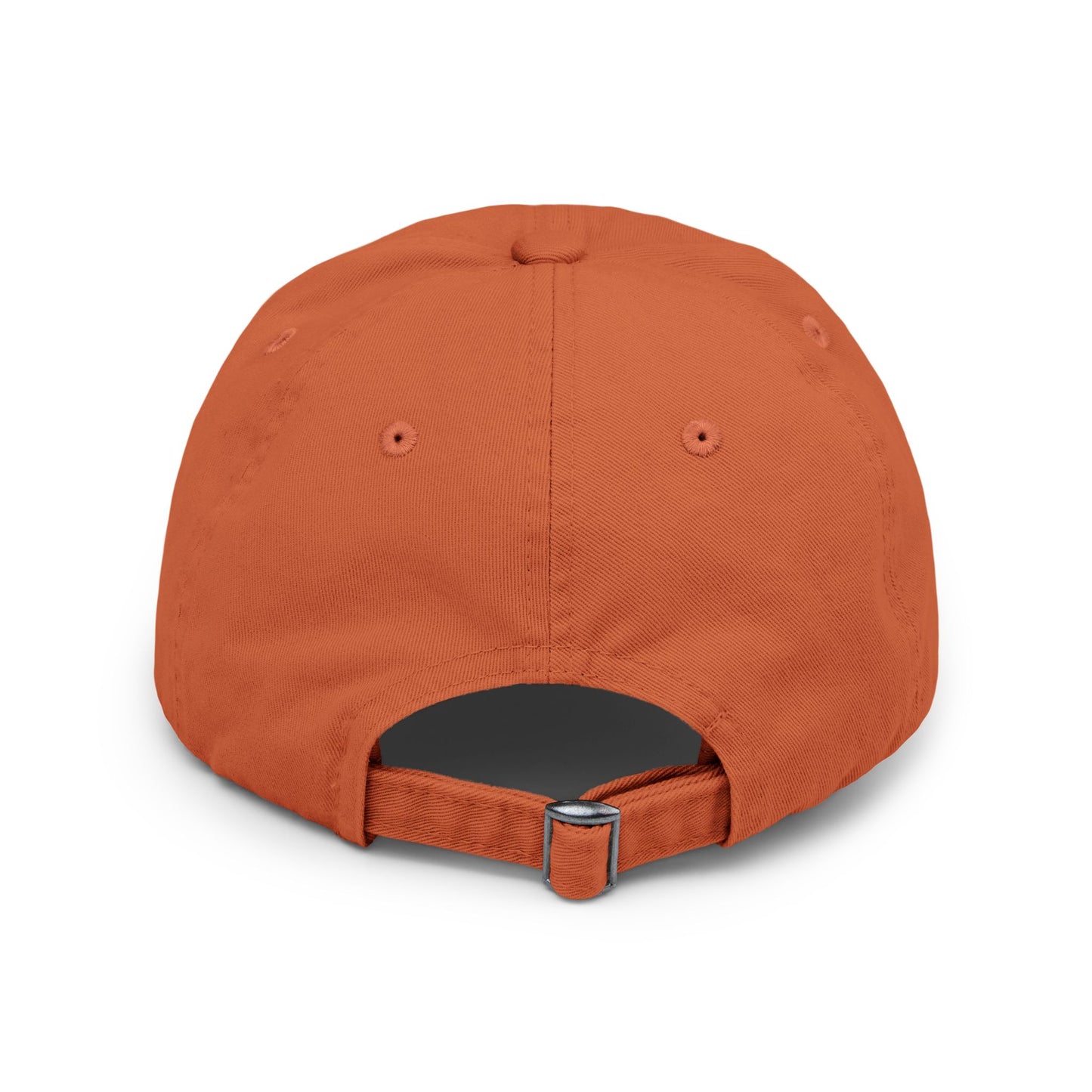 Distressed Dad Hat — "Feeding, Financing & F***ing" Bold Script Cap