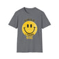 Wine Smile T-Shirt — "Smile I Found Wine" Retro Smiley Tee
