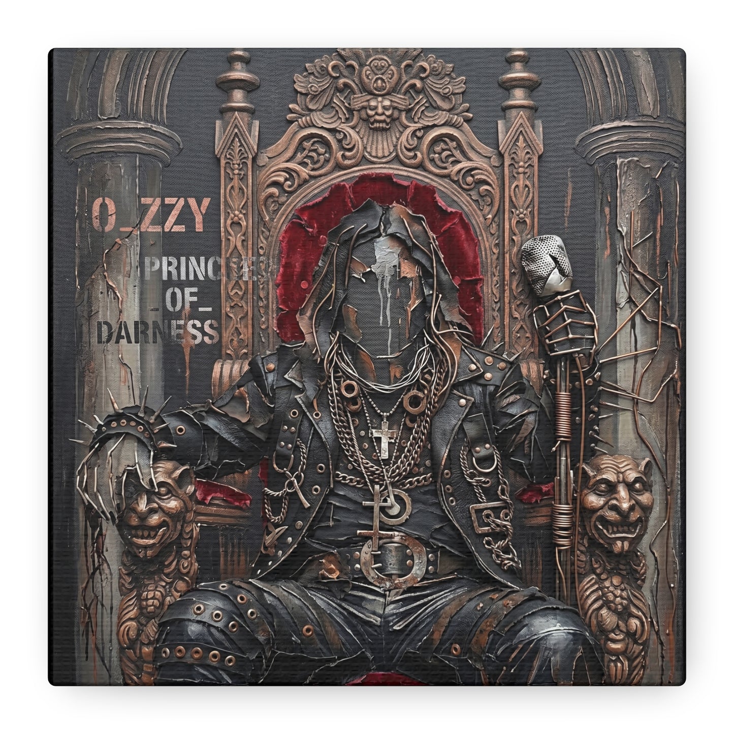 Prince Of Darkness Canvas Art — Matte Stretched Canvas Print