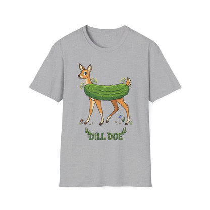 Dill Doe T‑Shirt — Cute Pickle Deer Pun Tee for Nature Lovers & Foodie Fans