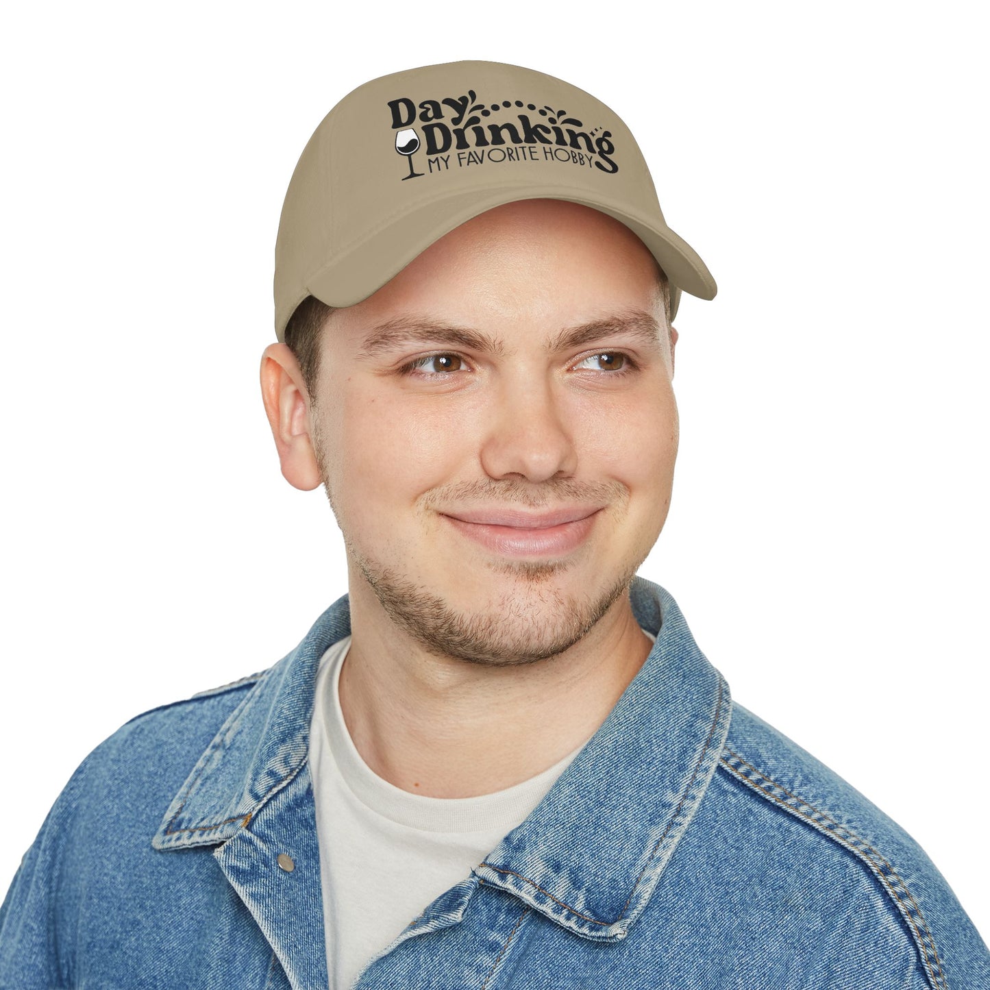 Baseball Cap — "Day Drinking My Favorite Hobby" Wine Lover Hat
