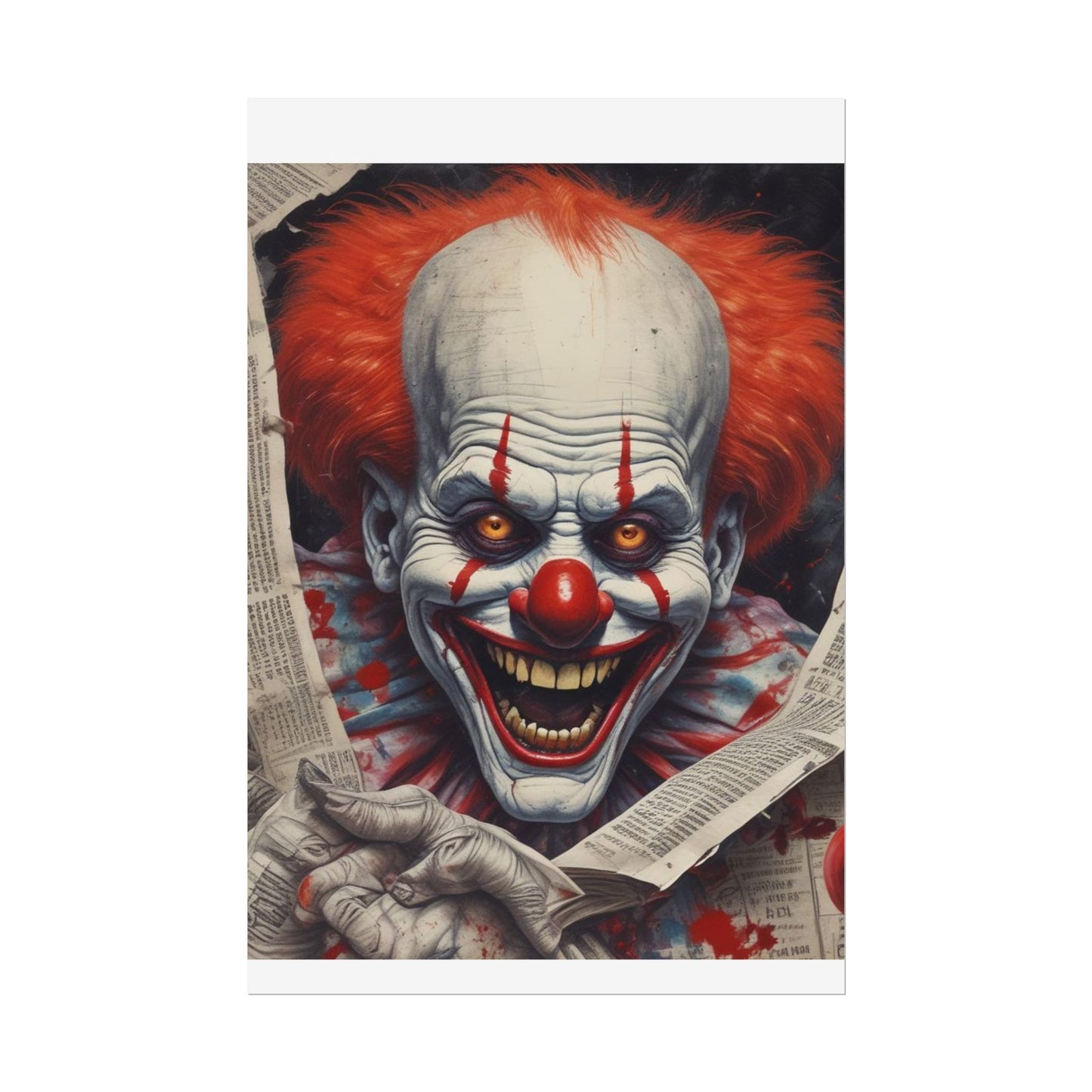 Pennywise Inspired Clown Rolled Posters