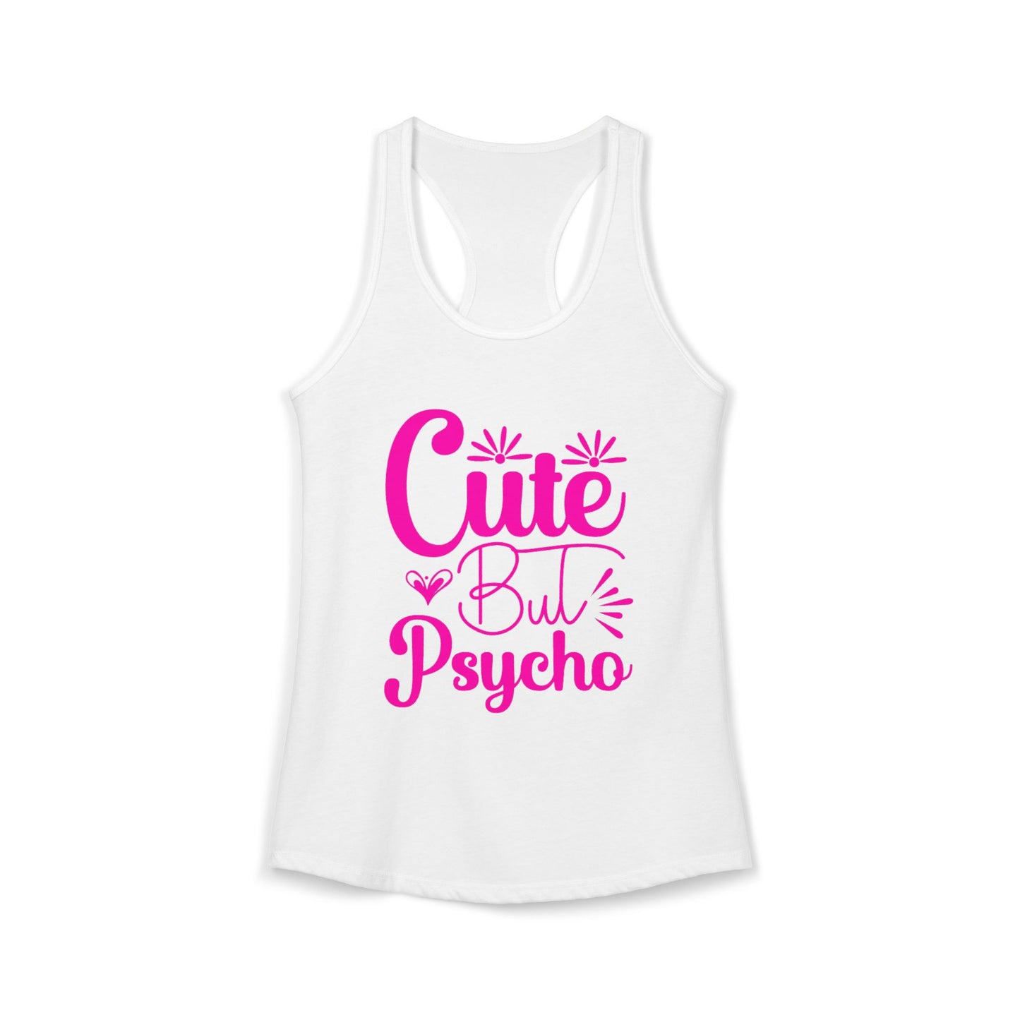 Women's Ideal "Cute Bu Psycho" Racerback Tank