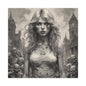 Zombie Swift Matte Canvas Wall Art — Gothic Horror Stretched Canvas